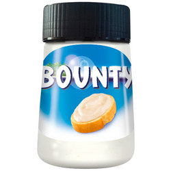 Видове Бял Bounty Течен шоколад 350 гр